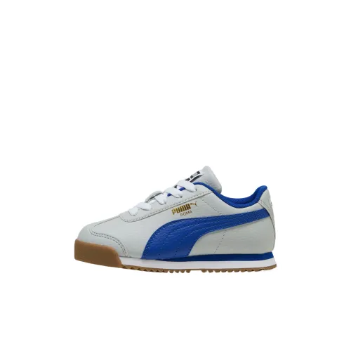 PUMA Roma 24 Low Топ Детские Тренировочные Кроссовки Белые для Дети Возрастом 3-7 Лет