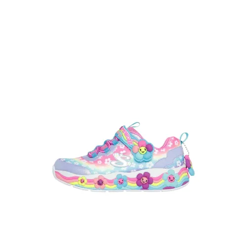 Skechers Kids Низкий Топ Детские Лайфстайл Кроссовки Розовый Детский Возраст 3-7 Лет