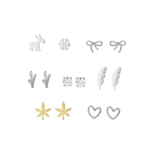 BLESSED BULLET Сплав Серьги-гвоздики Женские