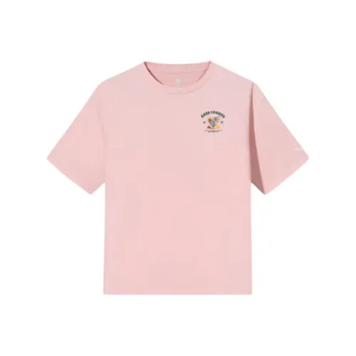 ANTA Life Collection T-Shirt Женская Персиково-Розовая