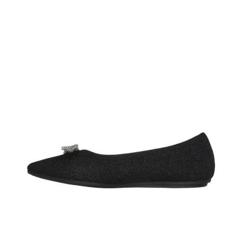 Skechers Cleo Женские повседневные туфли Черный Женские