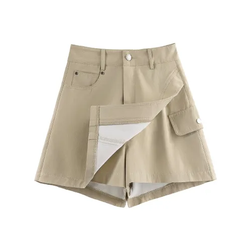 Cypress House Повседневные шорты женские хаки