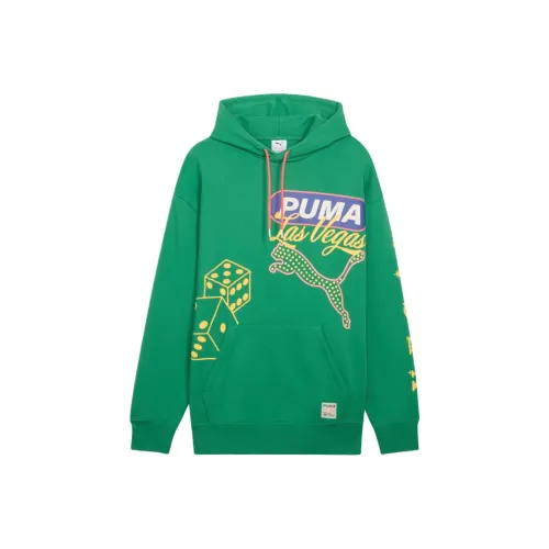 PUMA Hoodie Wardrobe Essentials Las Vegas Hoodie Men's Green