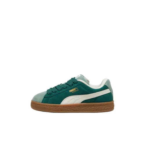 PUMA Suede XL Low Топ Детские кроссовки для тренировок Зеленый Children Возраст 3-7 лет