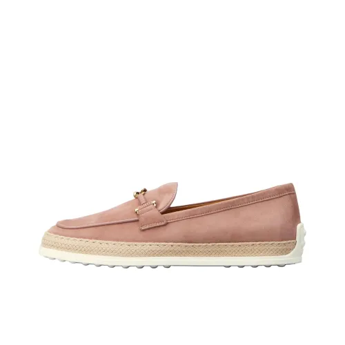 TOD'S Лоферы на резиновой подошве Розовые Женские