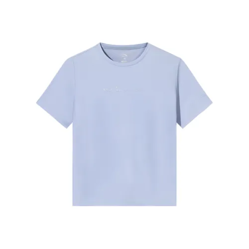 ANTA Variety Тренировки Коллекция T Рубашка Женская Бабочка Панель Синий