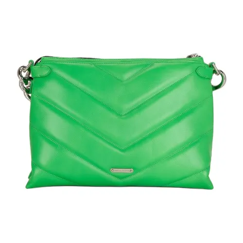 REBECCA MINKOFF Edie Сумка через плечо из кожи сумка для женщин неоновый зеленый