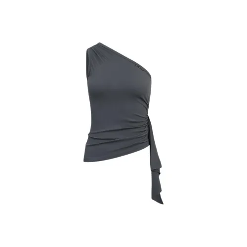 Ann Andelman Женские майки темно-серого цвета