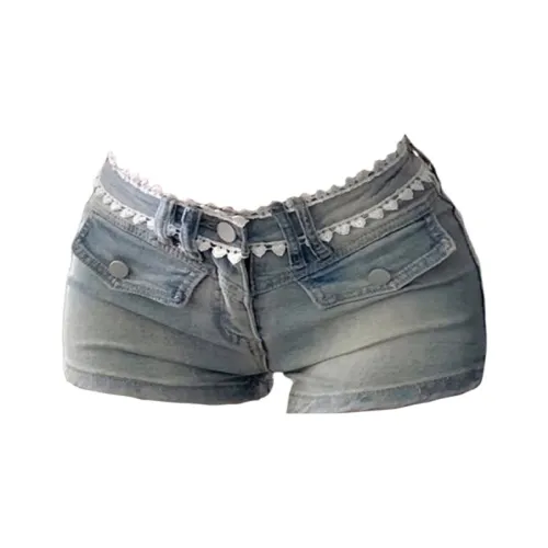 NFV Винтажные синие женские джинсовые шорты