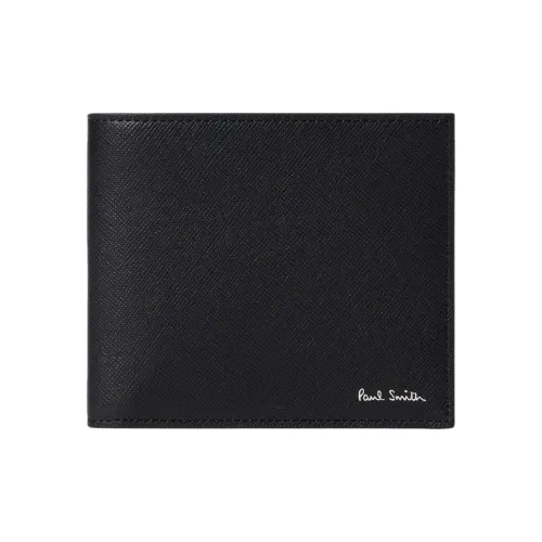 Paul Smith Leather Wallet Men's Black