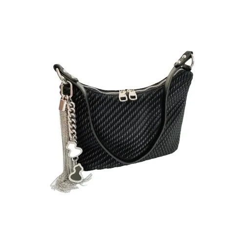 ALOENEY ПУ (полиуретан) Сумка через плечо Женская Черная