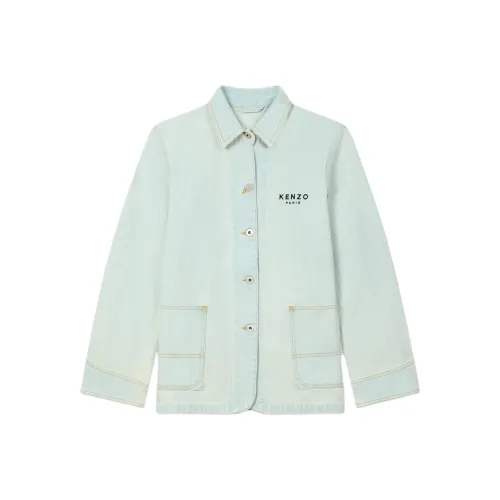 KENZO S25 Denim Jacket Women's Blue