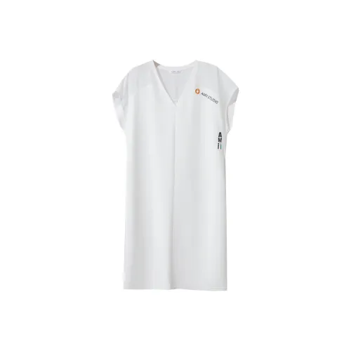 AMII Короткое платье с короткими рукавами женское