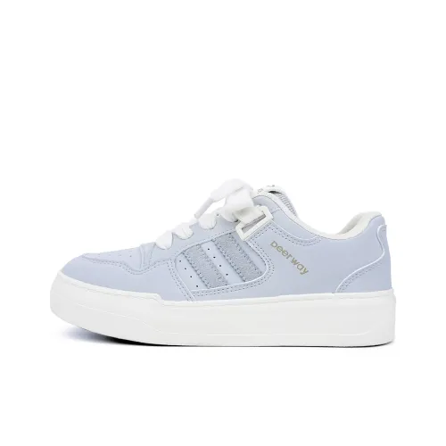DEERWAY Износостойкий Легкий Дышащий и Противоскользящий. Низкий Топ Casual Женский Mist Синий