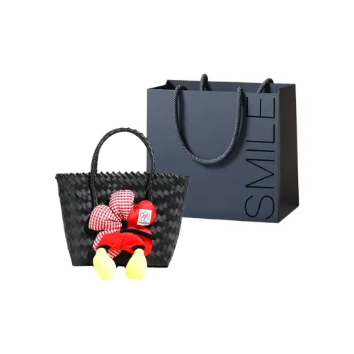 Rainbow Girl Ткани вязаные Сумка Женские Черный