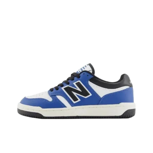 New Balance NB 480 Low Топ Детские Скейтбординги Сине-белый Подростки