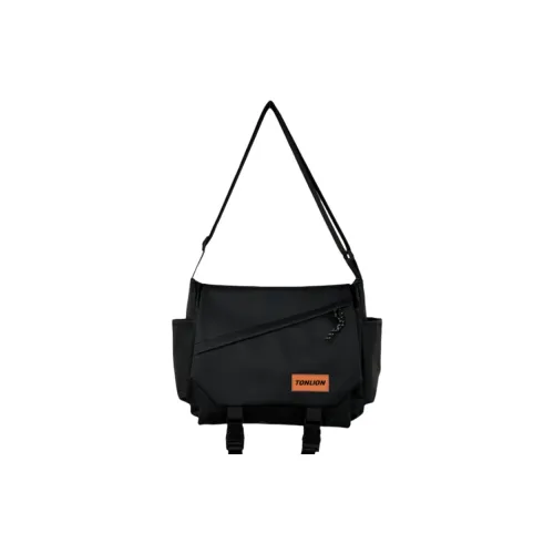 Tonlion Нейлоновые сумки через плечо стандартные унисекс черный