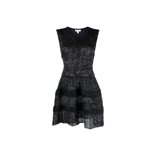 Alaia Без рукавов Платье Женское Морской синий