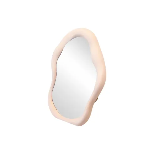 Future Maple Cream Style Cloud Foldable Mirror Uneven Desk Portable