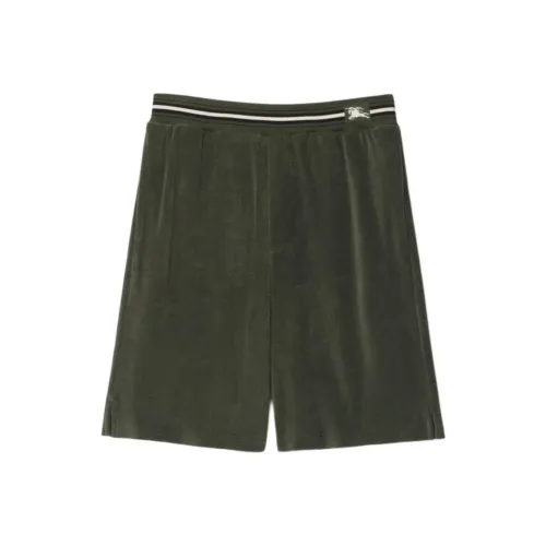 Burberry SS25 Повседневные шорты Мужские Зеленые