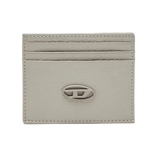 DIESEL GRAIN LEATHER Мужской кошелек из зернистой кожи серый