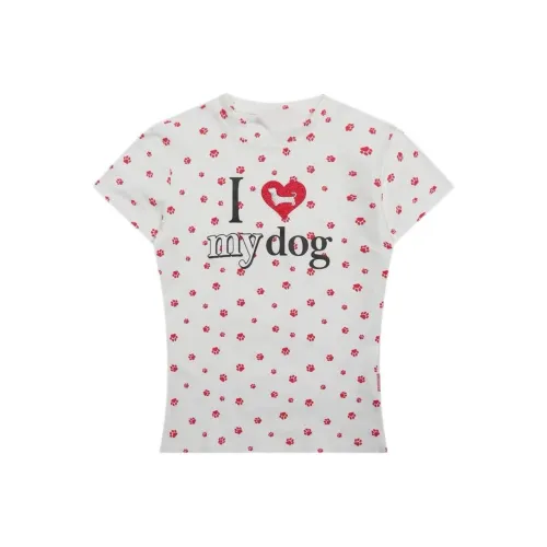 EMDPN Белый Женские T-рубашки