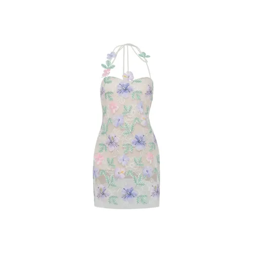 MIMI PLANGE Сиреневый Женские Слиплатья