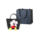 Красный гороховый узор + сумка для покупок