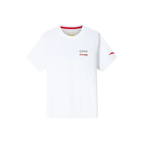 ANTA Variety Тренировки Коллекция T Рубашка Мужская Чисто Белая