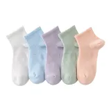 Женский [Белый + Светло-Синий + Светло-Фиолетовый + Светло-Зеленый + Светло-Розовый] 5 Пачка (8032)