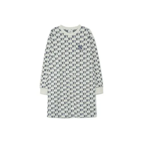 MLB Нью-Йорк Янкис Женские Длинные Платья с Рукавами