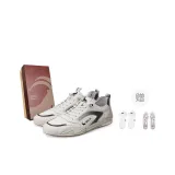 Белый Серый [Подарок Бренд Носки + Массаж Стелька]