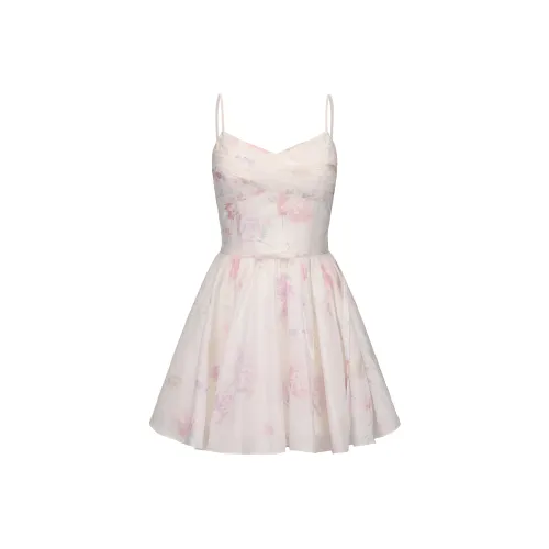 CHIWAWAMEME Смешанное масло Картины Женские Слип-платья