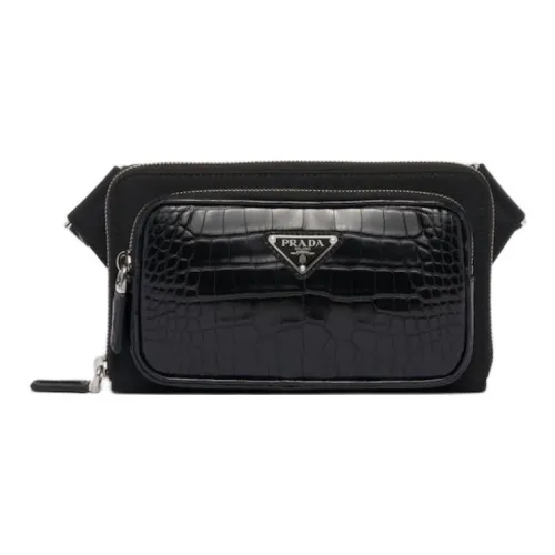 PRADA Полиамидная Сумка через плечо Унисекс Черная