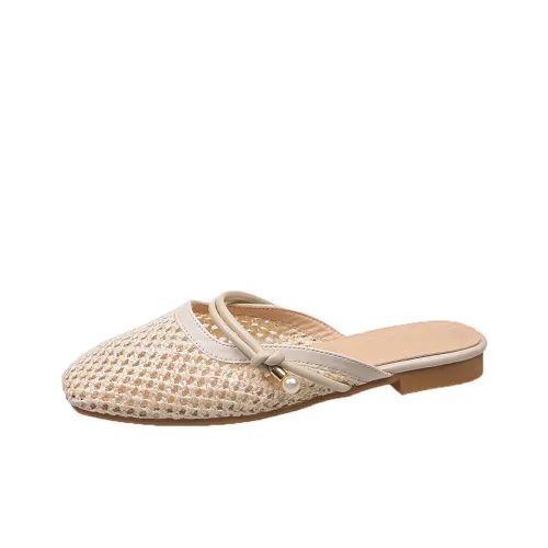 Wuji Anti-slip Quick-drying Домашние тапочки Женские Абрикос