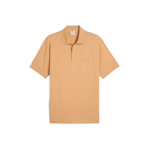 PUMA Porsche LegacyEssentials Porsche Legacy ESS Поло Мужское Бежевое