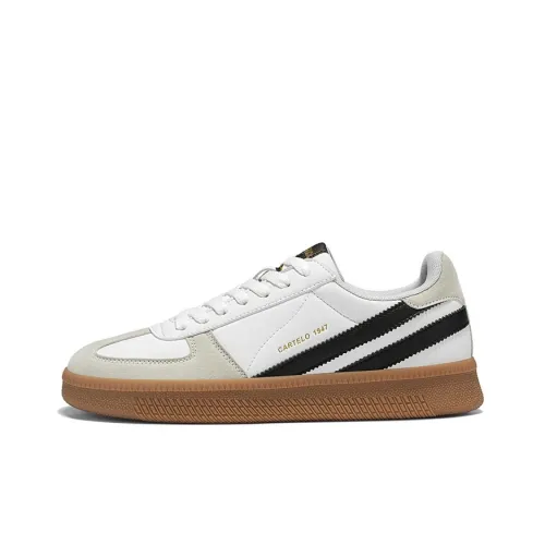 CARTELO Trendy Versatile Немецкие армейские кроссовки Повседневные Студенческая обувь Низкий топ Спортивные кроссовки для скейтбординга Мужские