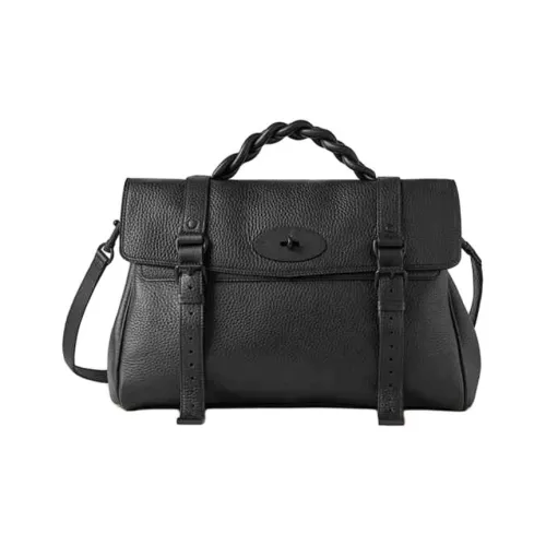 Mulberry Alexa Сумка через плечо из коровьей кожи сумка экстра-большая женская черная