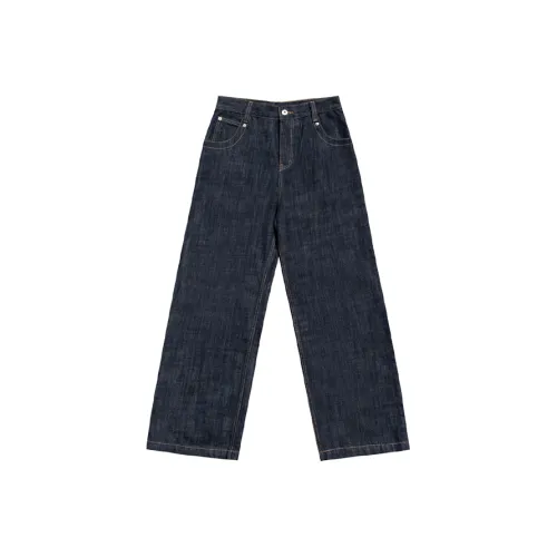 Checkitout Day Рок Джинсовый Синий Унисекс Джинсы