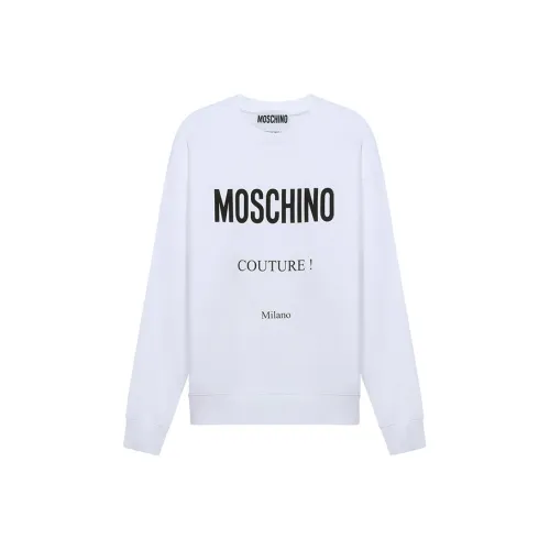 MOSCHINO Белый Мужской Свитшот