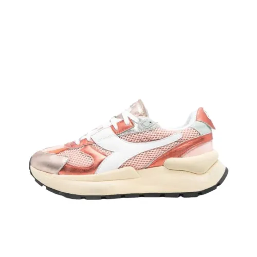 DIADORA Mercury Elite Slip Resistant Abrasion Resistant Низкий Топ Повседневная обувь Женская Розовая