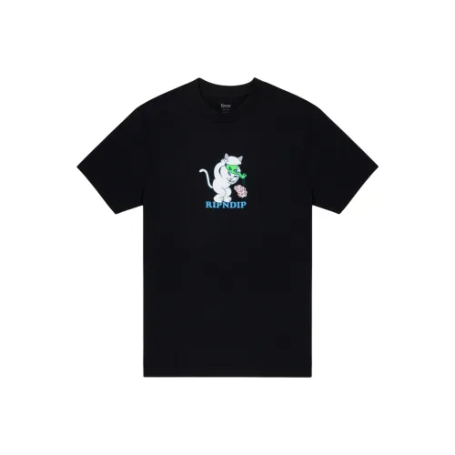 RIPNDIP Черные Мужские T-Рубашки