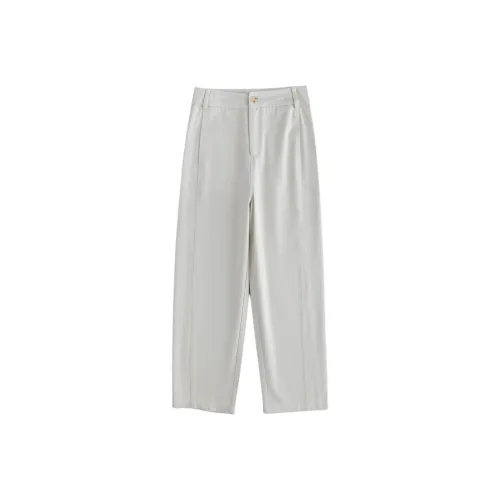 Weixi Creamy Apricot Women's Casual Pants
