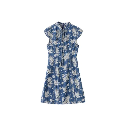 JINI Короткий рукав Платье Женское