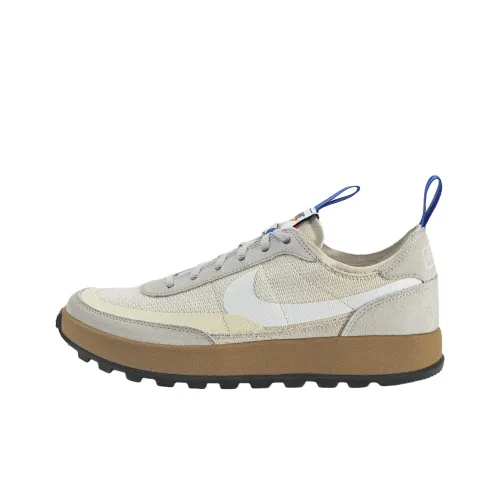 Tom Sachs x Nike Технология Slip-resistant Abrasion-resistant Низкий топ Скейтборд Кроссовки Унисекс Экрю