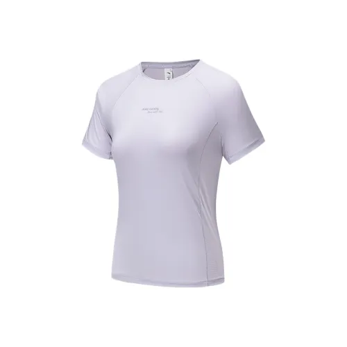 ANTA RUNNING Collection T-Shirt Женская Светло-фиолетовая Серый
