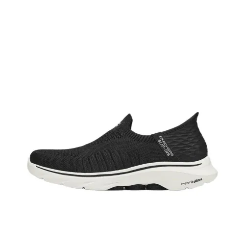 Skechers GO WALK 7 Low Топ Кэжуал Мужской Черный Белый
