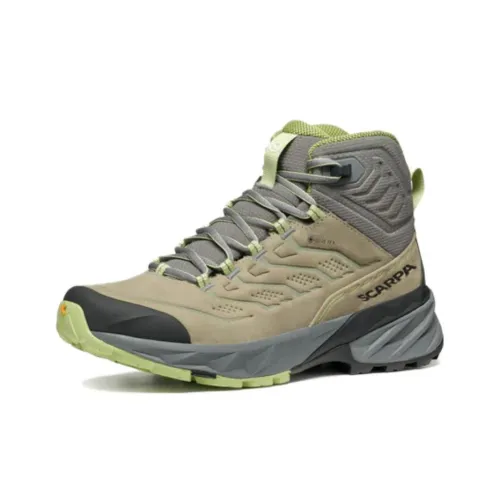 SCARPA Противоскользящая устойчивая к истиранию MID Топ Повседневная Обувь для бега по тропам Женская Светлый Умбра