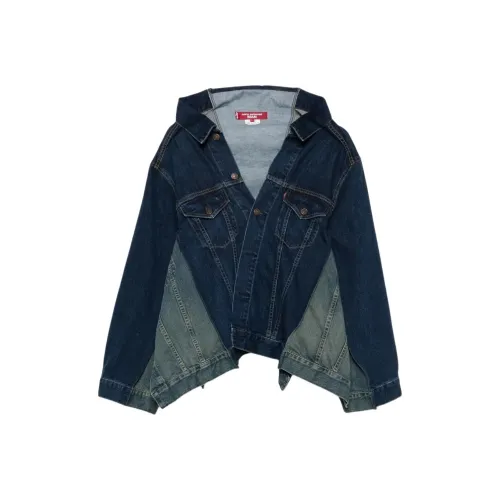 JUNYA WATANABE совместный бренд Индиго Мужские Джинсовые куртки