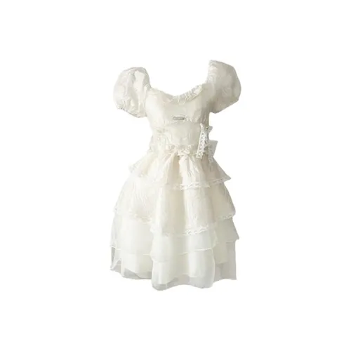 NFV Короткий рукав Платье Женское